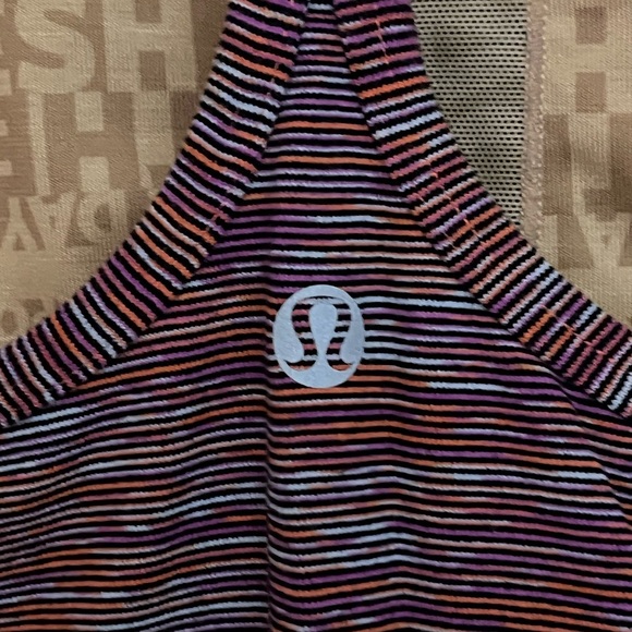 lululemon athletica Power Y Tank - Space Black March Multi - Picture 4 of 13